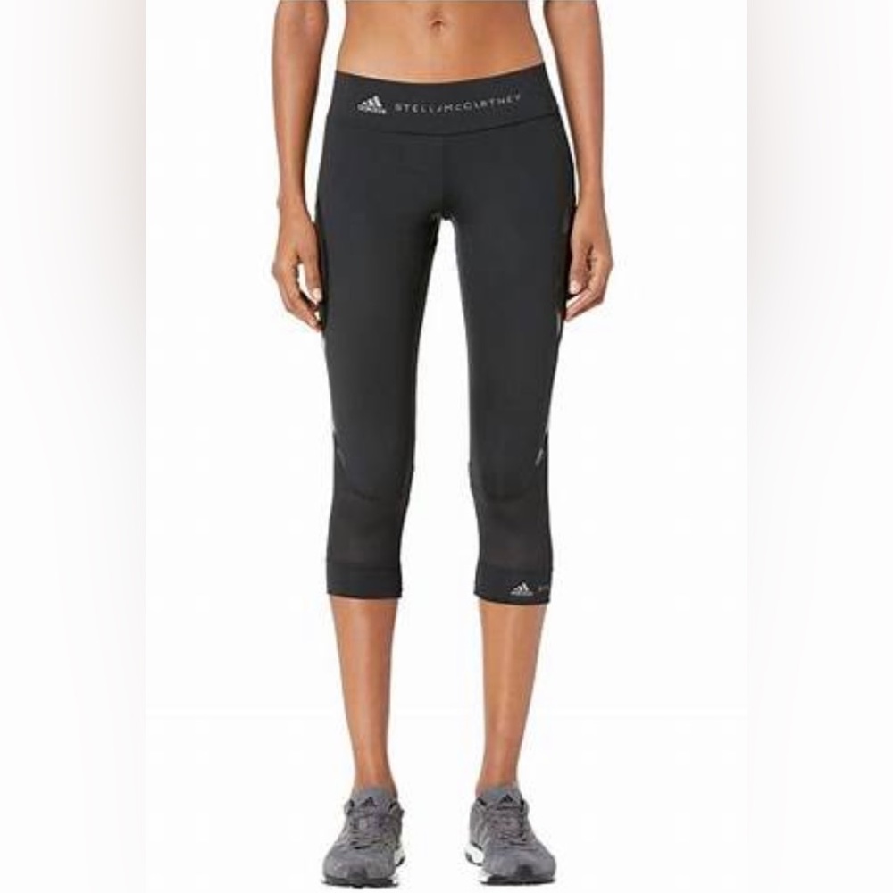 Adidas by Stella McCartney Essentials 3/4 Tight Yoga Running Capri Black XS